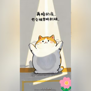 【毛球治愈所】 再暗的黑夜，也会被黎明刺破